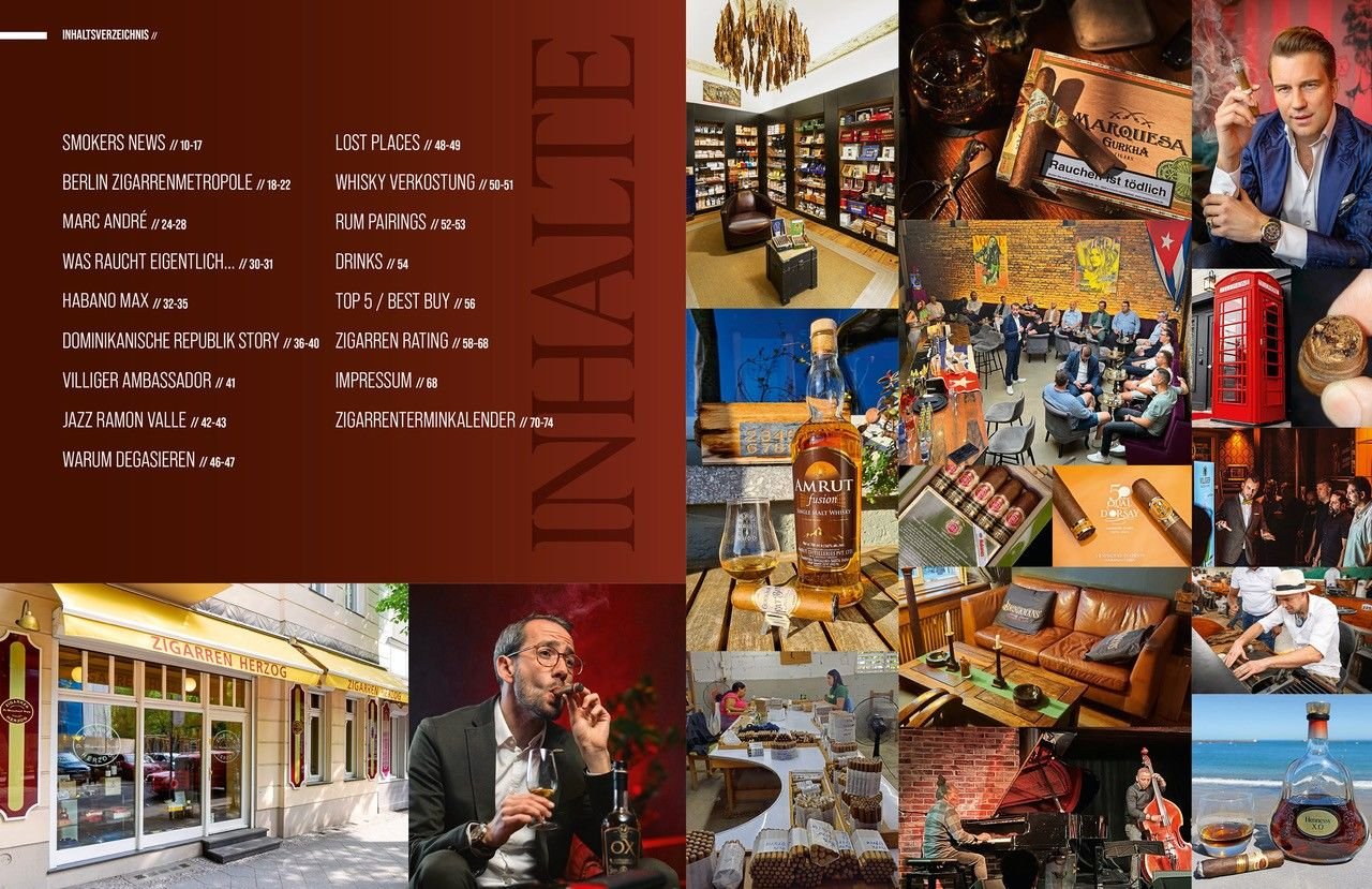 Zigarren Magazin Inhalt