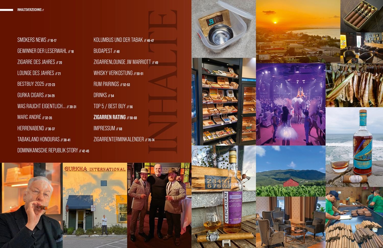 Zigarren Magazin Inhalt